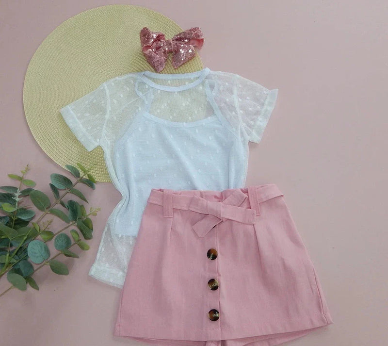 👗 Conjunto Juvenil Menina Fashion 👗 Roupa perfeita para festas e eventos especiais!