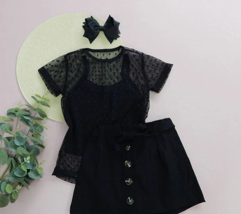 👗 Conjunto Juvenil Menina Fashion 👗 Roupa perfeita para festas e eventos especiais!