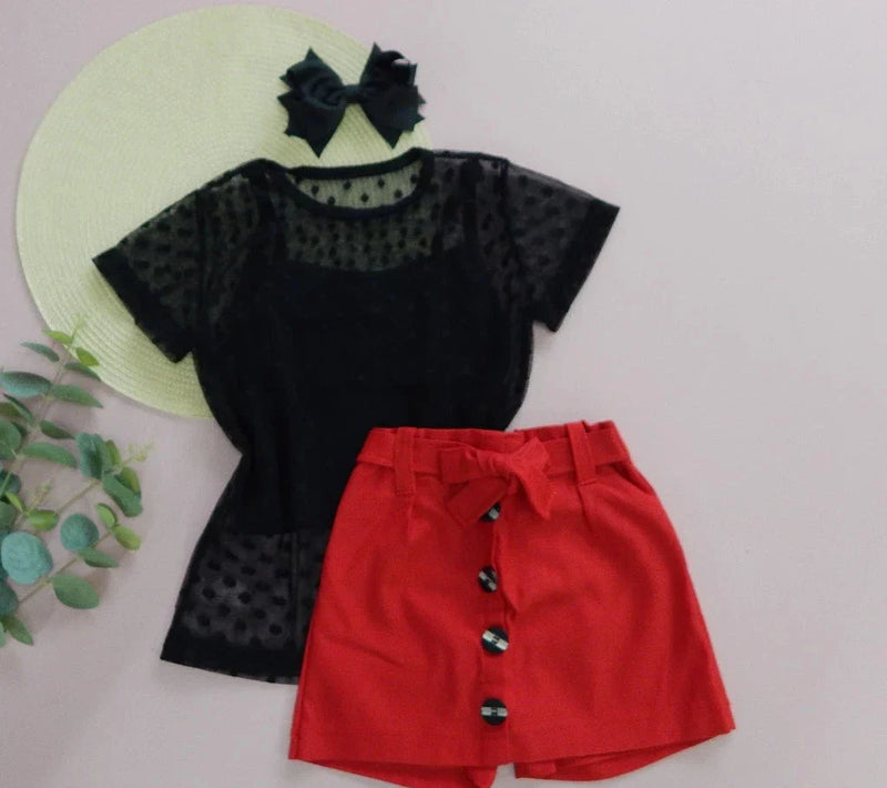 👗 Conjunto Juvenil Menina Fashion 👗 Roupa perfeita para festas e eventos especiais!