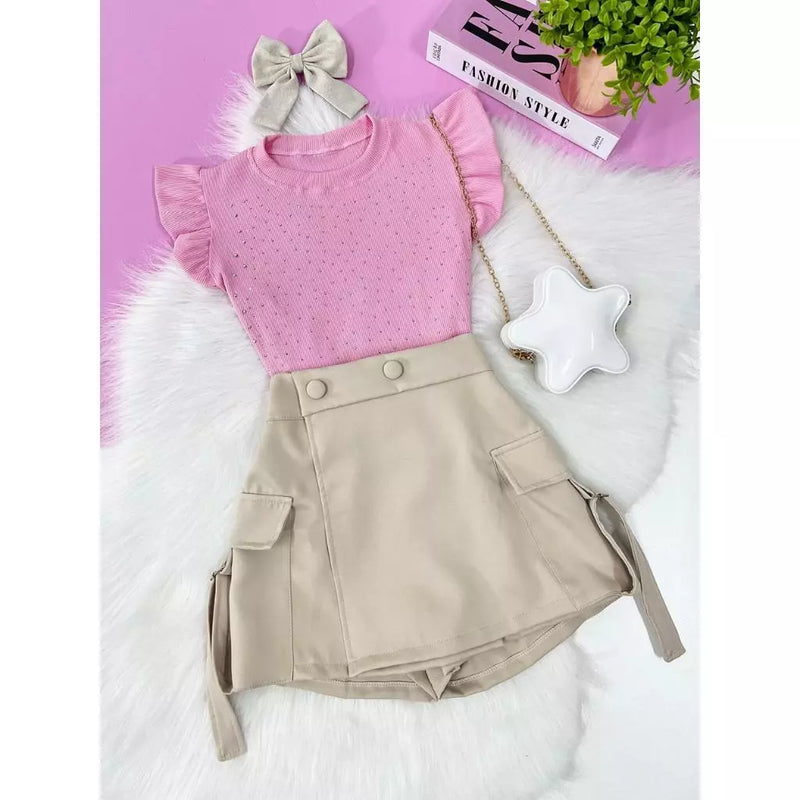 Conjunto Infantil Juvenil Menina Blogueirinha Mini Diva 👗✨