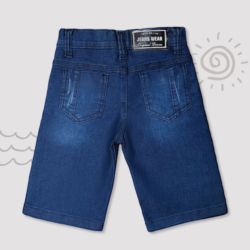 👖 Bermuda Infantil Masculina Sarja &amp; Short Jeans Juvenil (Tamanhos 02-16)