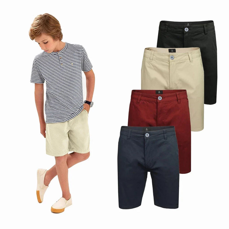 👖 Bermuda Infantil Masculina Sarja &amp; Short Jeans Juvenil (Tamanhos 02-16)